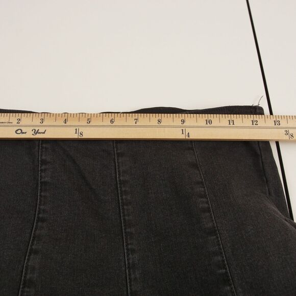 Free People We The Free Pull On Flare Black Jeans Womens Sz 24 - Picture 5 of 10